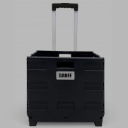 밴프 접이식카트 특대 덮개형 블랙