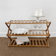 밴프 접이식70원목선반 3단