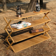 밴프 와이드100 우드쉘프 4단